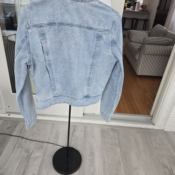 Free People Small Light Blue Denim Jacket - Picture 2 of 8